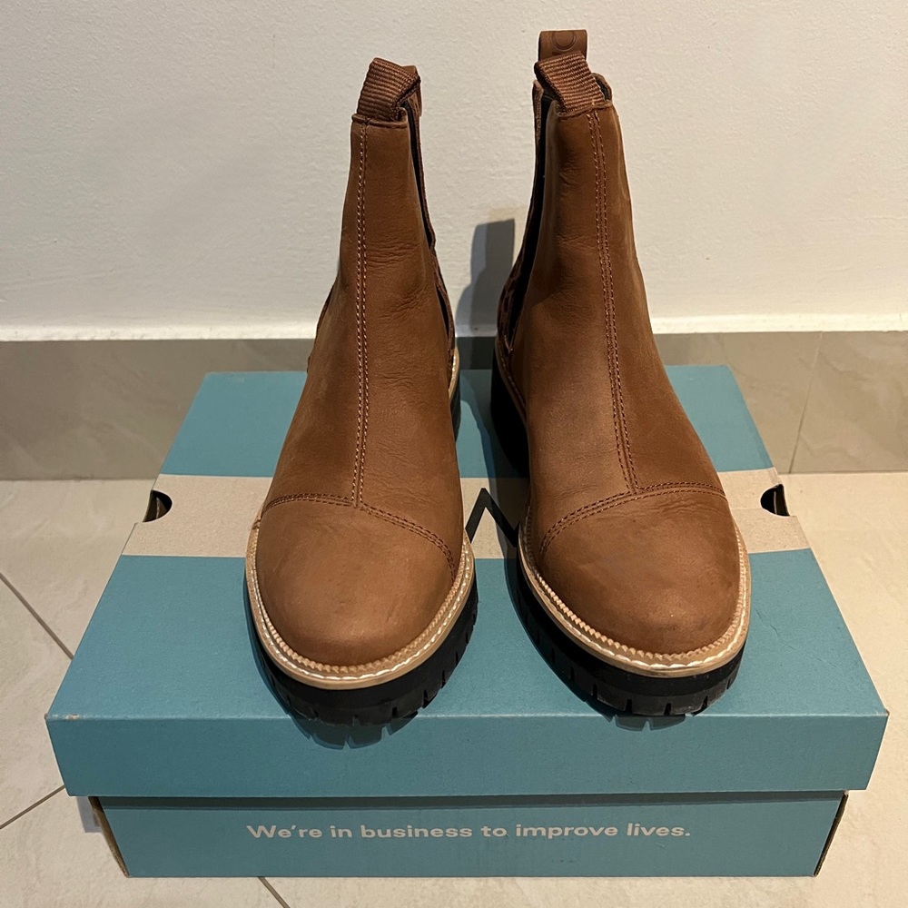 Toms Brown Ankle Boots